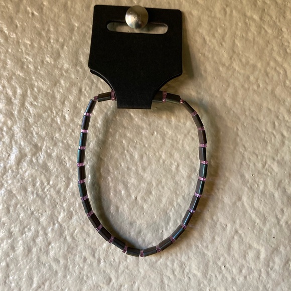Handmade Jewelry - Chic Handmade Brown and Purple Beaded Bracelet